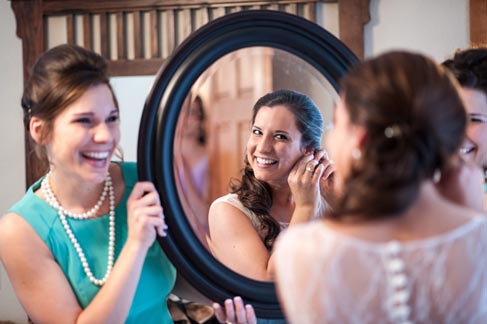 Reflections of A Wedding Portrait