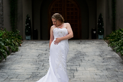 Beautiful wedding gown in New Braunfels Texas