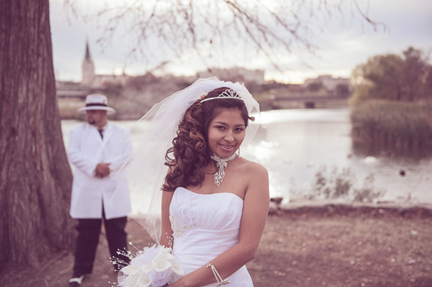 Bridal Portrait by the Lake