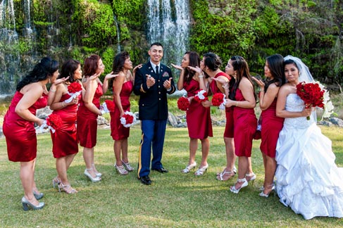 Bride and Groom in San Antonio